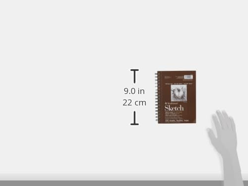 Strathmore 400 Series Sketch Pad, 5.5x8.5 inch, 100 Sheets - Artist Sketchbook for Drawing, Illustration, Art Class Students - size: 5.5x8.5, style: 100 Sheets