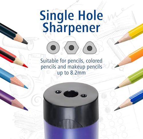 Staedtler Small Pencil Sharpener with Lid (12 Pack) | premium quality sharpener with screw-on lid, compact size for pencil case and work-station, 511 63BK - size: 12 Pack