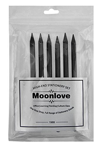 6pcs Woodless Pencil Set - Graphite Pencil HB 2B 4B 6B 8B EE for Drawing, Writing, Shading, Coloring, Soft Pencil No Wood, Gift for Artist, Hobbyist,Beginner