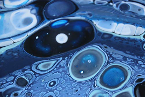 Dimethicone Acrylic Silicone Oil for Pouring, 4 Ounces, 1000cSt, for Artists - Non-Toxic, 100% Pure Liquid Oils to Create Cells in Paintings - Professional Fluid Art Supplies