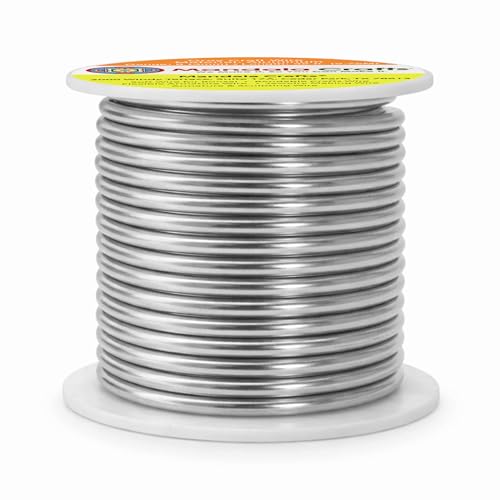 Mandala Crafts 8 Gauge Anodized Aluminum Craft Wire for Jewelry Making - 32 FT Colored Flexible Gray Wire - Bendable for Bonsai Armature Crafting Sculpting - color: Gray, size: 8 Gauge
