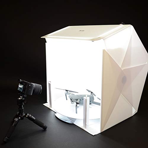 Foldio3 + 360 Studio Fullset (25inch Photo lightbox Studio with 10inch 360 Photography Turntable and 20inch Extended Plate Set/Photo Light Box/Bluetooth 360 Turntable/ 20" Extension Kit Included) - size: Foldio3 + 360 Studio Fullset