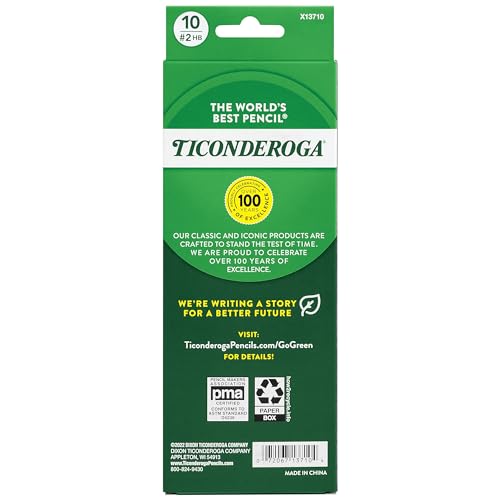 Ticonderoga® Pastel Pencils,2 Soft,Assorted Colors,Pencils,10 Count (Pack of 2) - style: 10 Count Pastel