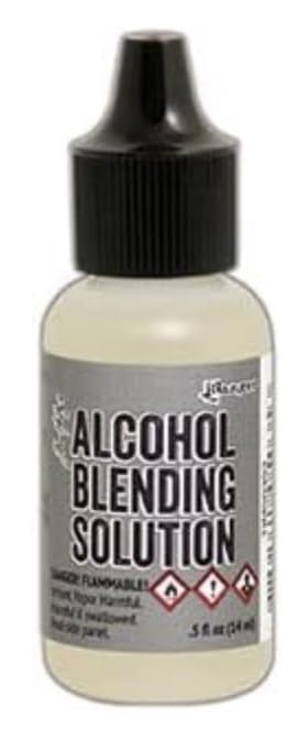 Tim Holtz Alcohol Neons, 8-Pack Ink Set with 0.5 fl oz Blending Solution