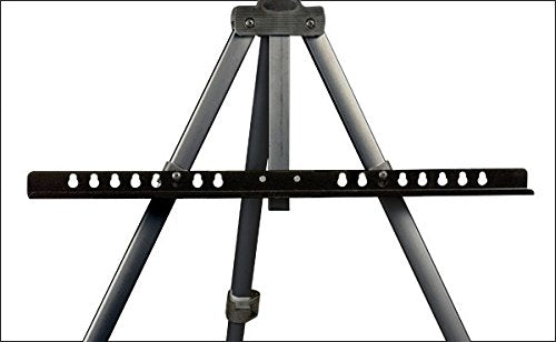 Creative Mark Feather Portable Lightweight Painting Adjustable Folding Tripod Easel Stand for Painting, Up to 75" Tall, Easy-Lok Canvas Holder Fits 1.5" Canvases from 4''-30'' Tall