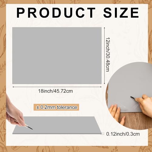 Yeaqee 2 Pcs 12 x 18 Inch Linoleum Blocks for Printmaking, Gray - color: Gray, size: 12 x 18 Inch