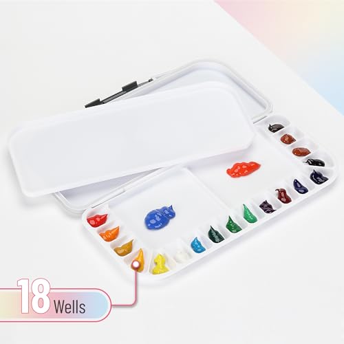 Mr. Pen- Airtight Watercolor Palette with Lid, 48 Pack - color: White, size: 48 Pack