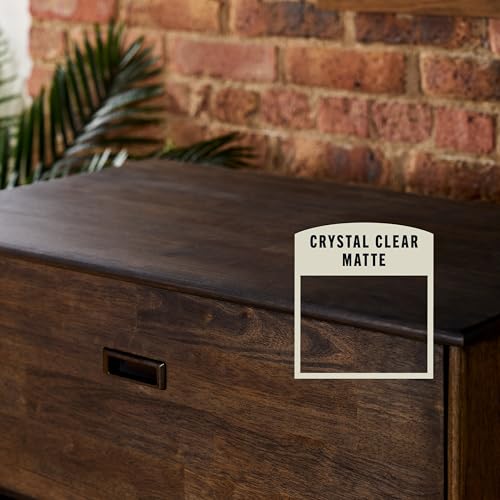 Varathane Water-Based Ultimate Semi-Gloss Polyurethane | Water-Based, Crystal Clear Interior Wood Protection, Fast Dry Time, Scratch Resistance, Covers Up to 125 Sq Ft, Quart - color: Matte, size: 1 Quart (Pack of 1)