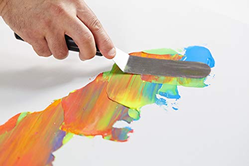 Liquitex Professional Freestyle Small Painting Knife, No. 9 | Rustproof Stainless Steel Knife Blade, Non-Slip Ergonomic Handle for Grip, Riveted Handle for Durability - size: Small, style: No. 9