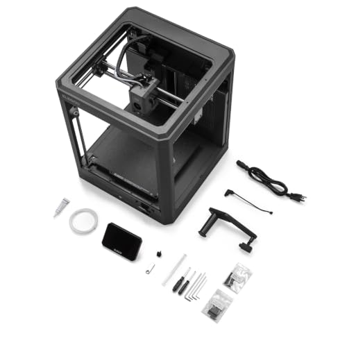 ELEGOO Centauri 2 CoreXY 3D Printer, 500mm/s High-Speed Printing with Smooth Print Quality, Full Auto Calibration, 350°C High-Temp Nozzle, 256x256x256mm Build Volume for Beginners & Makers - size: Centauri 2
