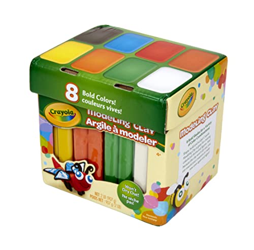 Crayola Modeling Clay in Bold Colors, 2lbs, Gift for Kids, Ages 4 & Up - size: Small