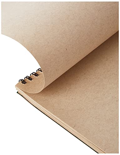 Strathmore 400 Series Wire Bound Toned Sketch Pad, 80 lb. Paper, 11 X 14 inches, Tan, 50 Sheets (412-11) (Pack of 12) - size: 11x14 (Pack of 12)