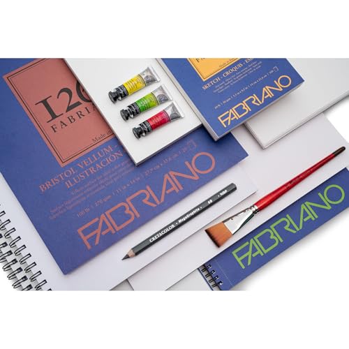Fabriano 1264 Bristol Smooth Pad, 18" x 24", Glue Bound, 100 lb., 3-Pack - size: 18" x 24", 3-Pack