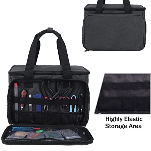 Sewing Basket Bead Organizers and Storage Adjustable Compartments Bead Bag | Diamond Painting Storage Jewelry Making Kits Organizer for Sewing Tools Diamond Art Accessories and Tools