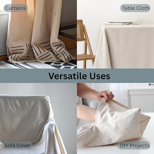 5x20ft Recycled Cotton All Purpose Canvas Tarp Cover Painter Drop Cloth-1Pk | Top Cotton Reusable Paint Drop Cloth,Canvas Tarp Cover for Painter, Furniture, Floor Protection, Painters Dropcloth - size: Pack of 1 - 5' x 20'