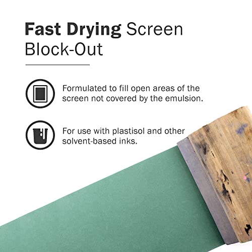 Ecotex® SR Liquid Tape Block Out - Screen Printing Screen Filler, 1 Qt - color: Red, size: Quart - 32 oz.