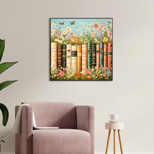 ARPADAMO Diamond Art Kits for Adults,Book Diamond Painting Kits 12x12in | Diamond Painting Kit - Sparkling Full Drill Design Perfect for Home Decor, Holiday Gifting, And Relaxing Crafting 12x12inch - color: DP02781