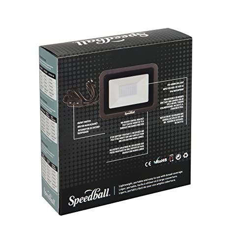 Speedball 30W LED UV Exposure Lamp - Professional Screen Printing Light with 180° Swivel Mount - 395-400nm UV-A for Photo Emulsion