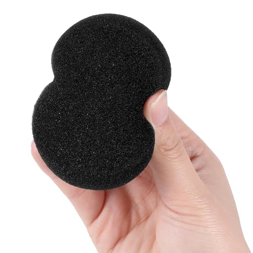 12 PCS Pottery Sponges, Round Painting Sponge 3inch Black Artist Sponges Craft Clay Watercolor Sponge for Face Painting Pottery Ceramics Art Crafts, Suitable for People Aged 18 and Above
