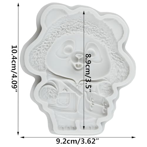 Panda Silicone Resin Mold Panda Polymer Clay Molds - color: Style ZC