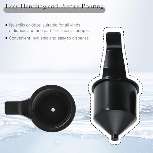 2-Pack Paint Viscosity Cup for Paint Sprayer, Plastic Flow Viscosity Cup Set with Handle, Liquid Consistency Tester for Paint, Coatings, Resin, Oil & DIY Projects