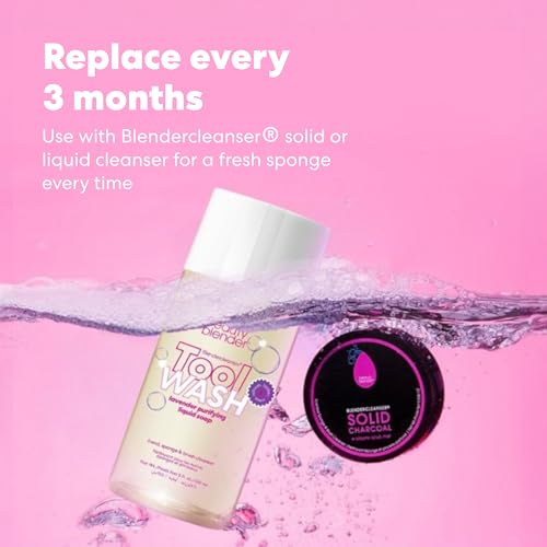 Beautyblender Original Pink & Pro Black Sponges, Pack of 2 | Super-soft blending foam for foundations, powders & creams, reusable & washable, vegan & cruelty-free, made in USA - color: Original Pink & Pro Black