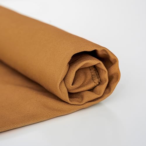 Simple&opulence Canvas Fabric by the Yard, 59'' Wide, Premium Natural Cotton Duck Canvas Fabric for Crafts, Upholstery, Home Decor, Sewing DIY Cloth (Khaki,1 Yard) - color: Khaki, size: 1 Yard (36"x59")