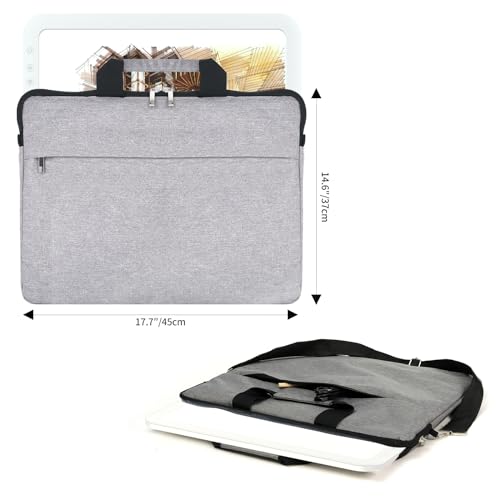 TOHETO A3 Rechargeable Led Super Bright Light Pad with Carry Bag for Weeding Vinyl, Portable Wireless 3500mAh Battery Light Board/Box for Tracing, Diamond Painting, Sketching & Drawing (White) - color: White, size: A3 with Bag