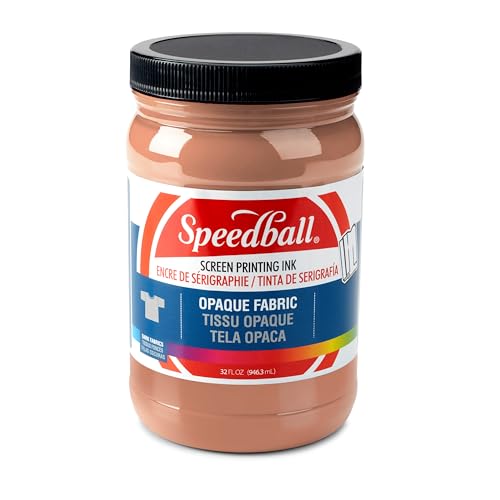 Speedball Opaque Fabric Screen Printing Ink, 32-Ounce, Rose Gold