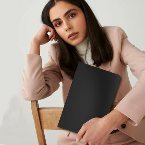 XIAMUY A5 Black Paper Notebook For Sketch, Writing, Drawing, Memo, Diary