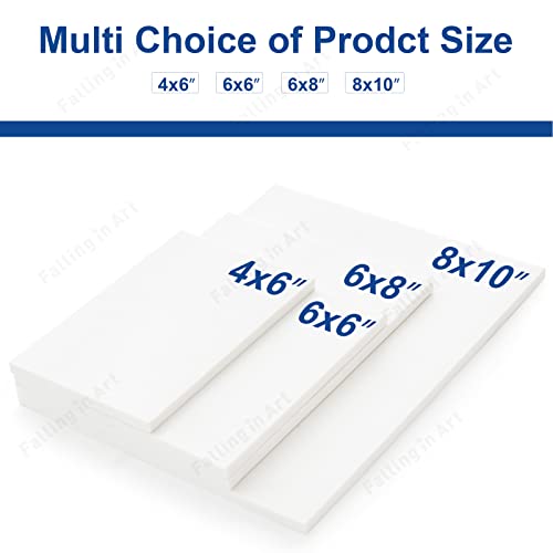 2 Pack White 8 x 10 Rubber Carving Block | Easy Cut Lino Blocks, Soft Linoleum Block for Printmaking, Stamps, Crafts - size: 8'' x 10'' 2 Pack