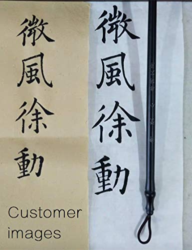 QingYue Zhongkai Chinese Brush, Yang Jian Hao Chinese Calligraphy Brush for Regular Script/KaiShu, Running Script/Xing shu, Cursive/Cao Shu (QingYue 3pcs Set Small+Medium+Large) - color: 0905. QingYue S M L 3/pk