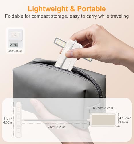 Gritin 2026 Gen 2 Book Light for Reading- 32 Eye Caring Full Spectrum LED - color: White