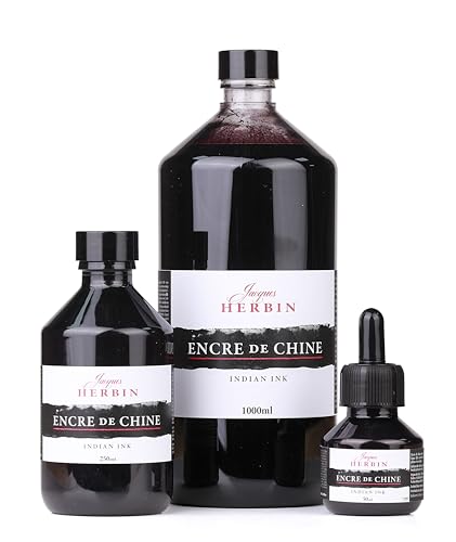 Herbin India/China Ink 50ml Bottle - Black
