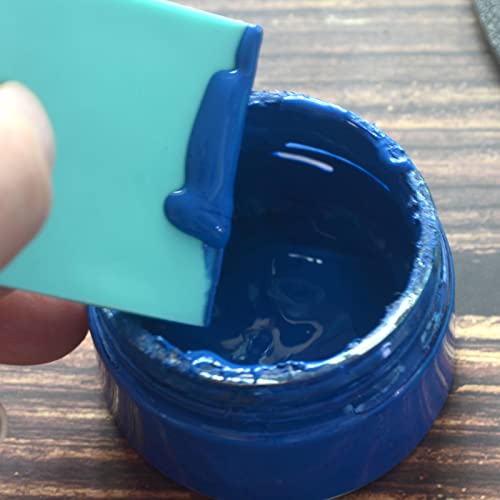 Chalk Paste Mini Squeegee 6 Pack,Optimized for use with Mesh Backed Stencils and Transfers |Rubber Mini Squeegee for Screen Printing, Ink, and Chalk Paste