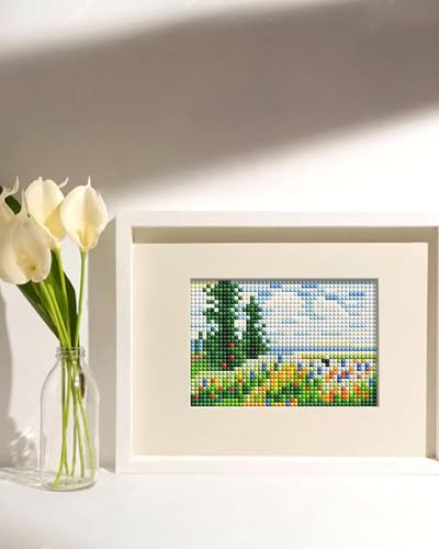 PeakLuv Small Diamond Art Kits Classic Masterpiece Diamond Painting Kits | 12 PCS Mini Diamond Art Kits, Square Drill Mini Gem Painting for Beginners, Home Decor&Relaxing Stress Relief, 6X7in - color: Famous Paintings
