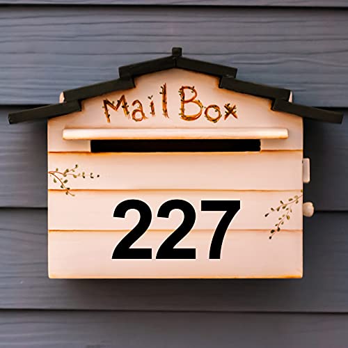 20 Pieces Curb Stencil Kit 0-9 Address Number Reusable Plastic Numbers Stencils with 2 Rolls Masking Tape for Painting Address in Wall Wood Road Mailbox(3 Inch Height) - size: 3 Inch Height