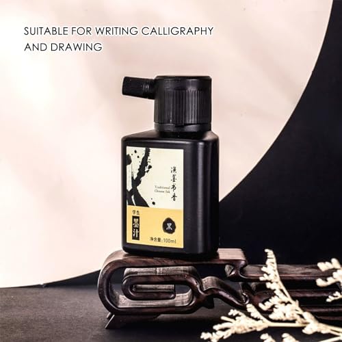 250 ML/8.8 OZ Calligraphy and Sumi Liquid Ink - Versatile Elegance for Chinese Traditional Art Works and Japanese Brush Art