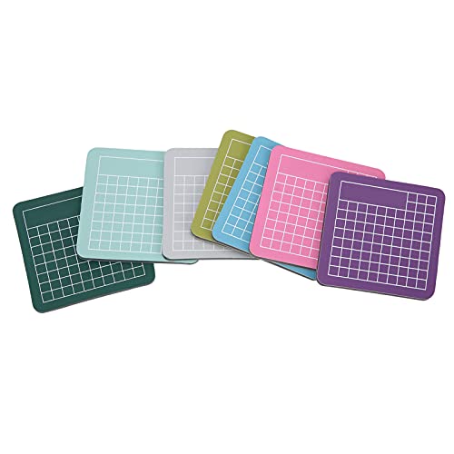 Self Healing Cutting Mat 7 Pack 2.4x2.4 Inch Mini Craft Mat for Paper Cutting Stamping, Precision Carving Desk Saver, Portable Hobby Mat for Model Making Sewing