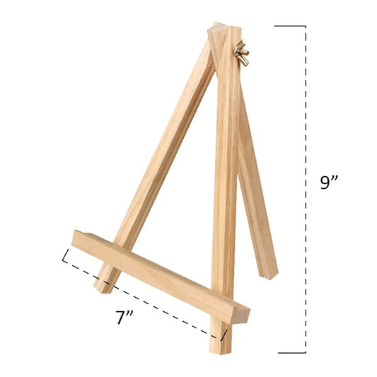Tosnail 12 Pack 9 Inches Art Easel Stand Tabletop Wooden Display Stand Photo Holder Display Stand for Artist, Students, Adults, Kids Painting