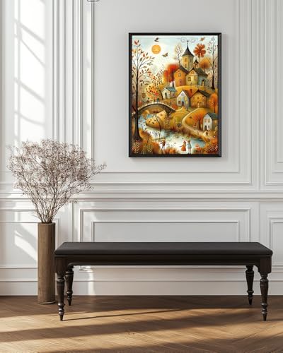 Fall Landscape Diamond Art Kits for Adults, Autumn Diamond Art 12X16 Inch - color: Landscape 10