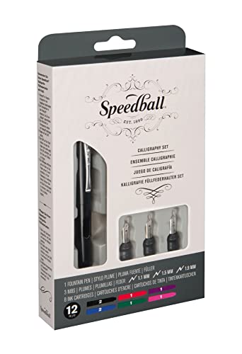 Speedball Art Products 002903 Calligraphy Fountain Pen Set