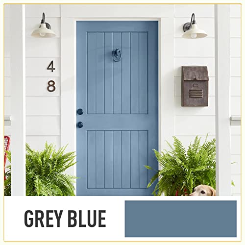 DWIL Acrylic Wood Paint for Furniture - Semi-Gloss Paint Suitable for Wood Surface Renovation, Water-Based All match Paint, Non-Toxic & Odorless, Eco-Friendly & Healthy (32OZ, Grey Blue) - color: Grey Blue