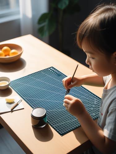 New A3 Double Side Craft Cutting Mat Cutting Board Sewing Pad Artist Carving Tools Handmade Crafts DIY Props (Green) - color: Green
