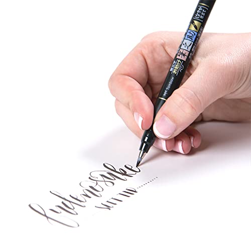 Fudenosuke Brush Pen, Soft Tip, Black - size: 1 Count (Pack of 1), style: Soft