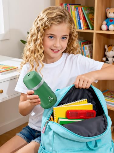 JARLINK Automatic Electric Pencil Sharpener, Rechargeable - color: Green