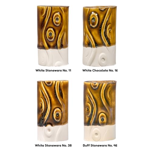 AMACO Celadon High Fire Gloss Glaze, 16 oz. (473 mL), C-36 Iron | Transparent, Mixable Mid-High Fire Cone 5-6 (C) Liquid Ceramic Pottery Glaze for Bisque - color: C-36 Iron