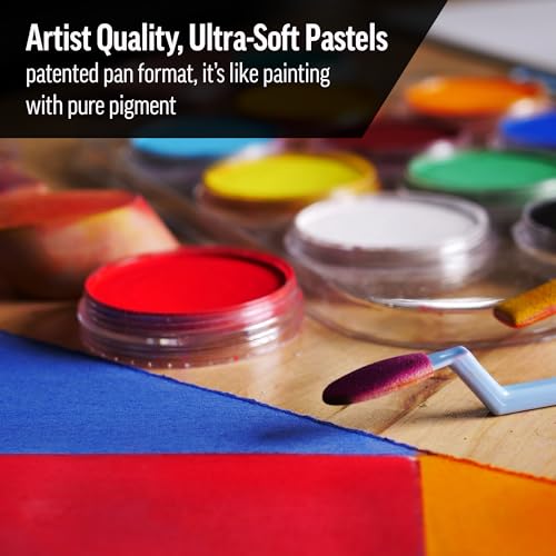 PanPastel Artist Pastels by GOLDEN, Portrait Set, 7 Color, Professional Artist Pastels, Unique Pan Format (cake-like)