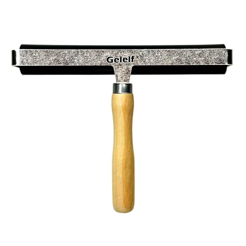 GELELF Smooth Peeling Brayer Roller - Wood Hand Roller Rollers Ink Roller Tape Roller for Gluing Taping Gel Printing Inking Block Printmaking Stamping Scrapbooks (#8: 8 Inch (20CM)) - color: #8: 8 Inch (20CM)