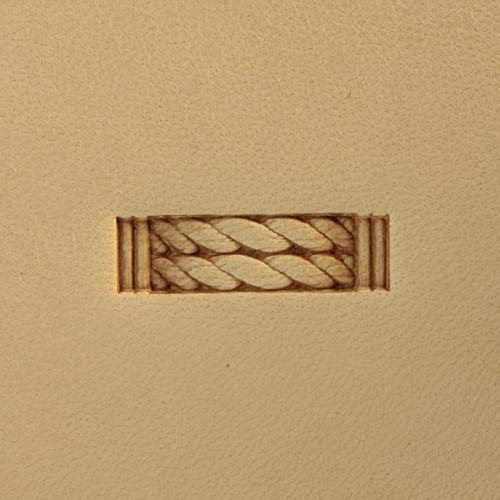 DandS ltd Leather Stamp Tool, Rope Knot, Professional Steel Craft Tool for Leatherworking, Embossing, Carving & Stamping Leather Projects, Belts, Wallets & DIY Projects Compatible with Mallet #193 - color: Rope Knot 0.78" X 0.24"